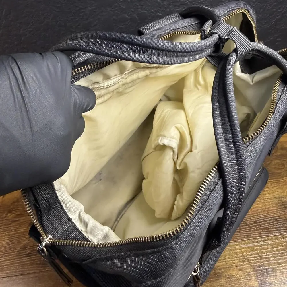 Idaho Jones Black Matrix Diaper Bag Backpack Large Multi-Functional Pockets - Picture 4 of 4